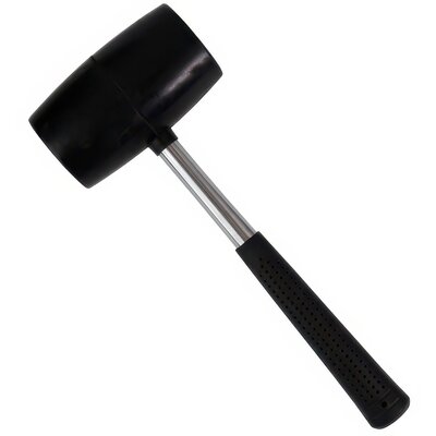 STALCO młotek gumowy trzonek stalowy średnica 65mm
