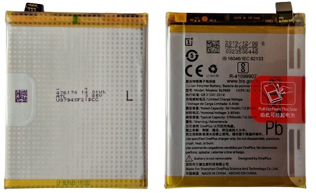 ORYGINALNA BATERIA AKUMULATOR SEVICE PACK BLP685 OnePlus ONE+  6T | 7