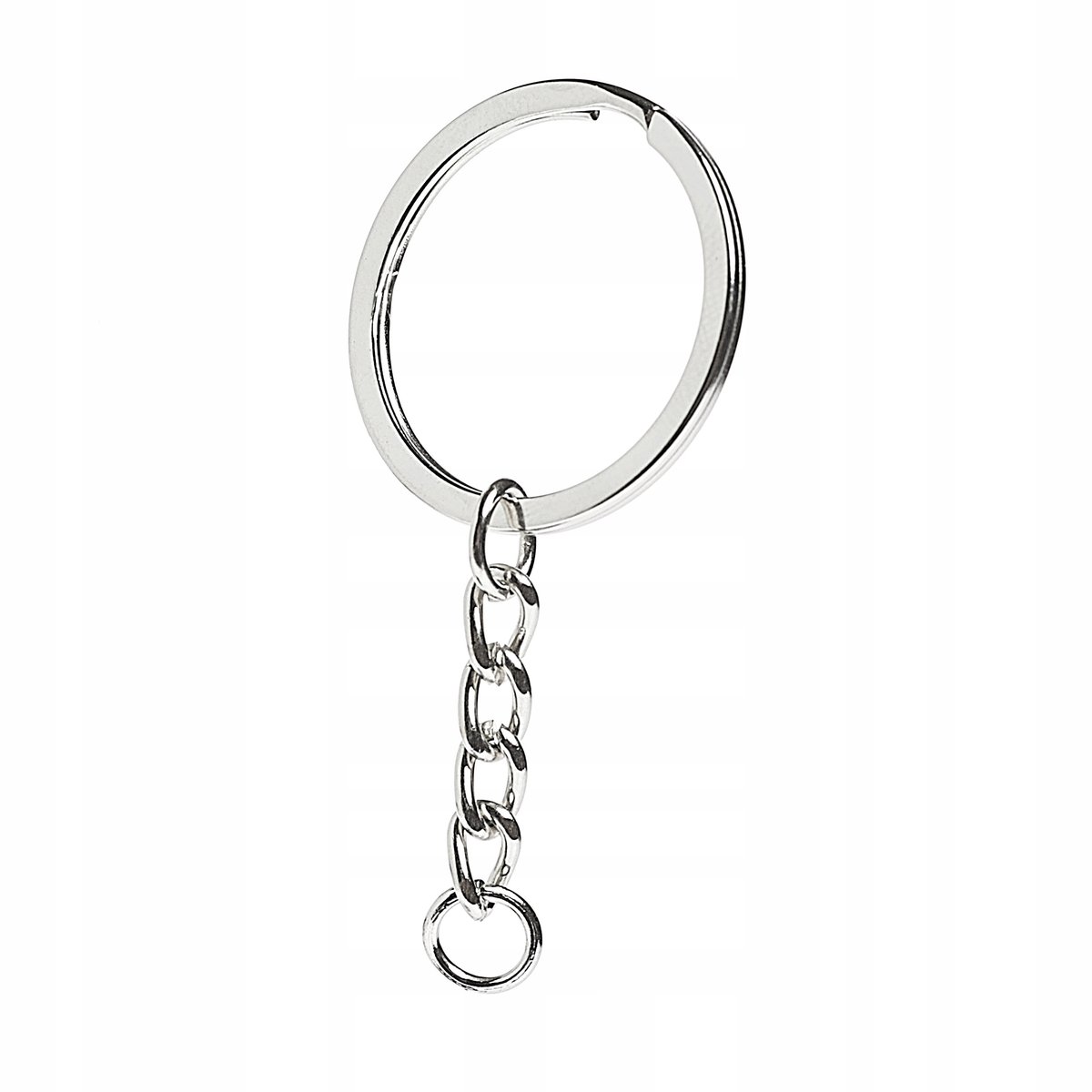 Baza Breloka Z Łańcuszkiem Breloków 30mm 100szt