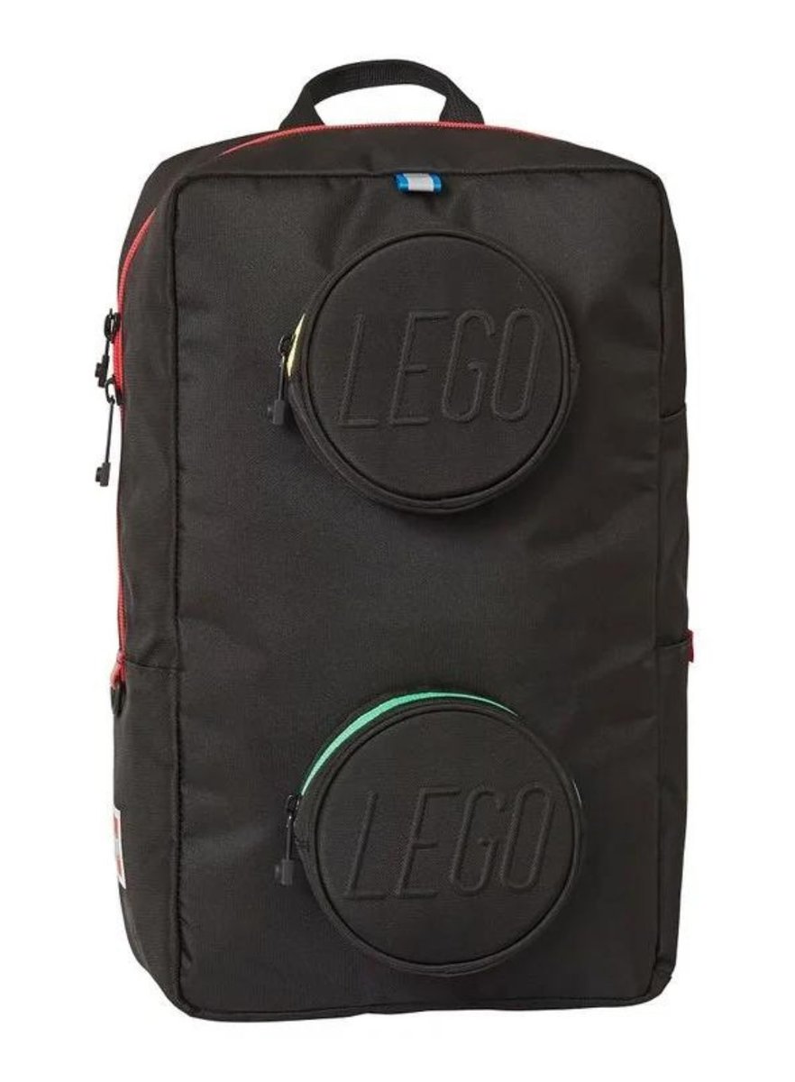 Plecak miejski LEGO Signature Brick 1x2 - black / multi