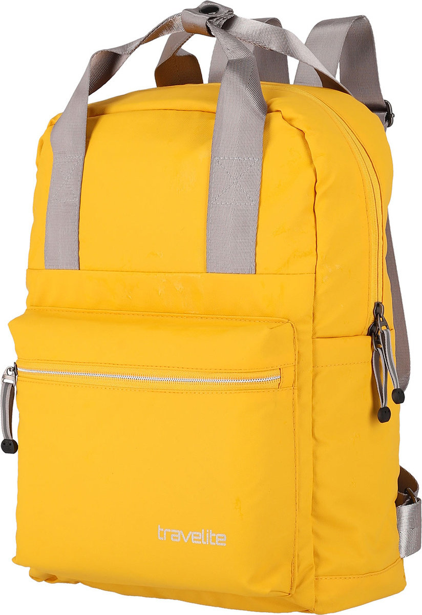 Plecak miejski wodoodporny Travelite Basics 11L - żółty