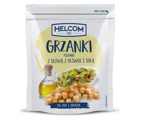 Grzanki pszenne z oliwą z oliwek i solą 80 g 1 szt.