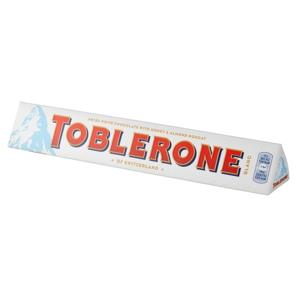 Toblerone CZEKOLADA BIAŁA 100G