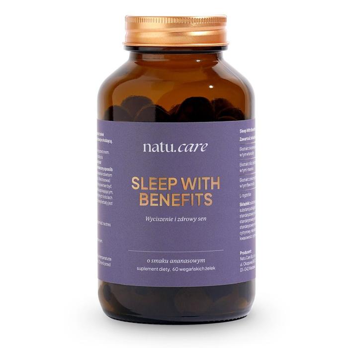 Natu Care Sleep with Benefits żelki na sen -  ananas