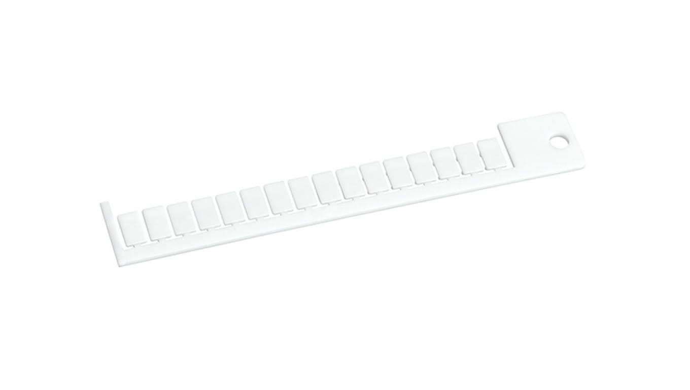 Lovato HR1X3016 Tabliczka opisowa do przekaźników interfejsowych, zestaw 16 sztuk HR1X3016