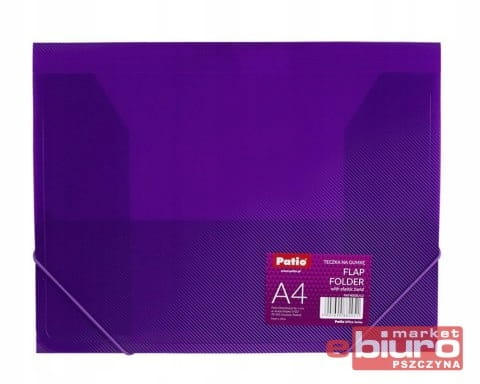 TECZKA Z GUMKĄ NA ROGACH A4 PP GRAND ZP041 FIOLETOWA