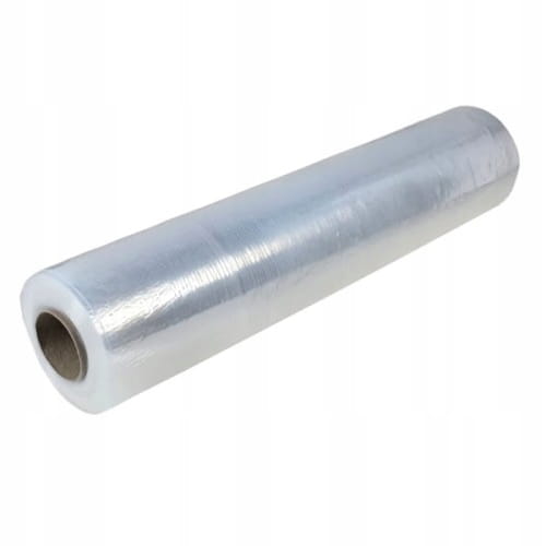 FOLIA STRETCH TRANSPARENTNA 3,0 KG NETTO CIENKA GILZA 60g 23mic
