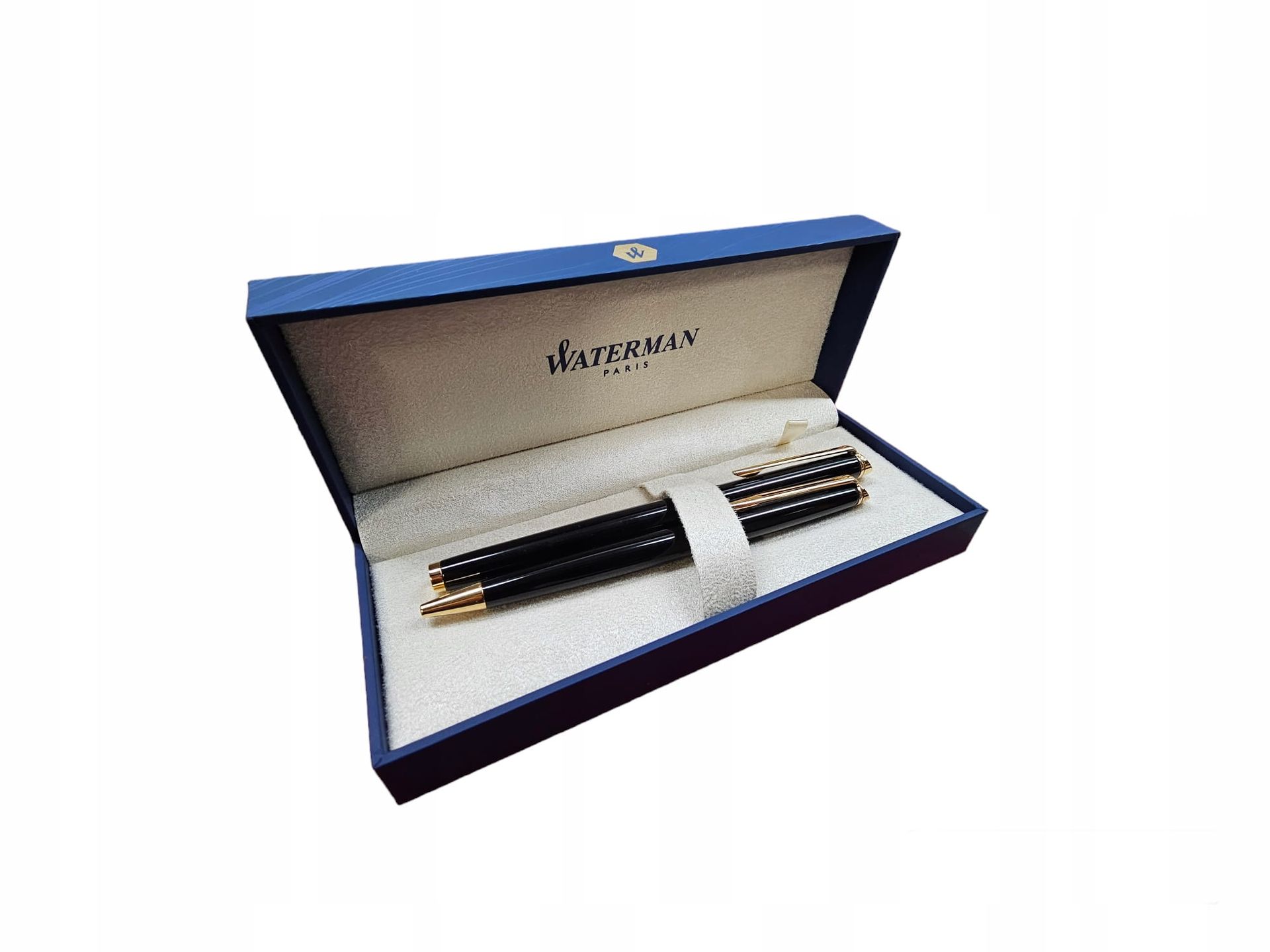 KOMPLET WATERMAN PIÓRO WIECZNE I DŁUGOPIS HEMISPHERE GT CZARNY