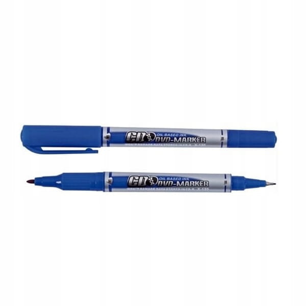 MARKER FOLIOPIS/DO CD DWUSTRONNY 0,4 i 1,0mm OKRĄGŁY FOSKA NIEBIESKI