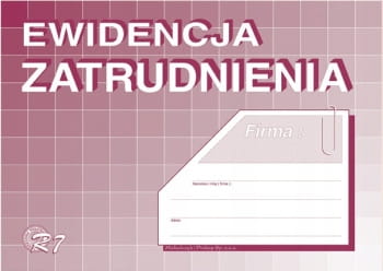 Michalczyk&Prokop Druk EWIDENCJA Zatrudnienia R-7 A5 MP855