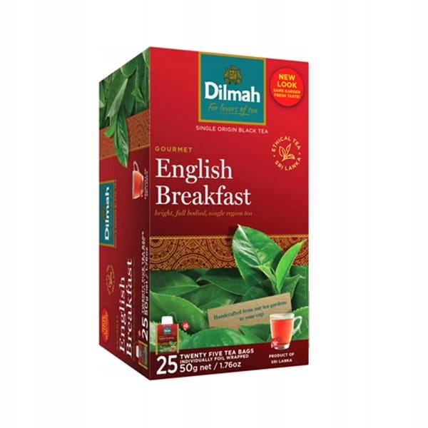 HERBATA CZARNA KOPERTOWANA DILMAH ENGLISH BREAKFAST 25szt.