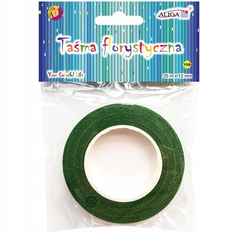 TAŚMA FLORYSTYCZNA 12mmx25m ALIGA 1SZT