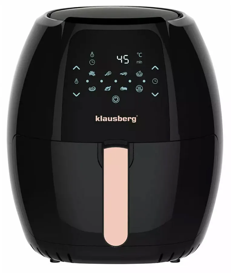 Czarna frytownica beztłuszczowa z 7 programami gotowania C4-G52