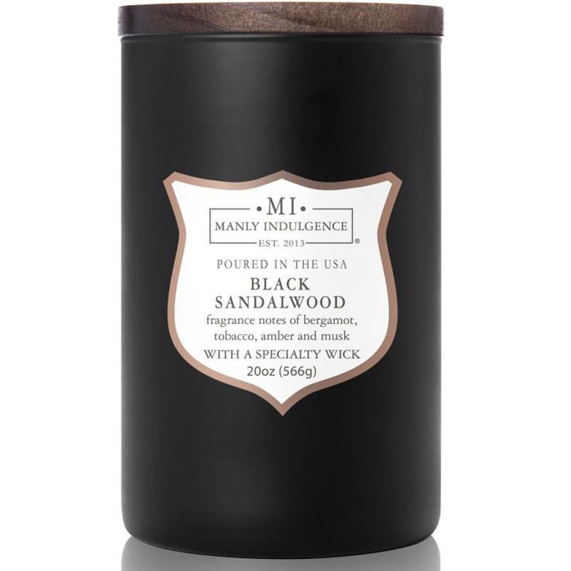 Świeca zapachowa drewniany knot w szkle Colonial Candle 566 g - Drzewo sandałowe
