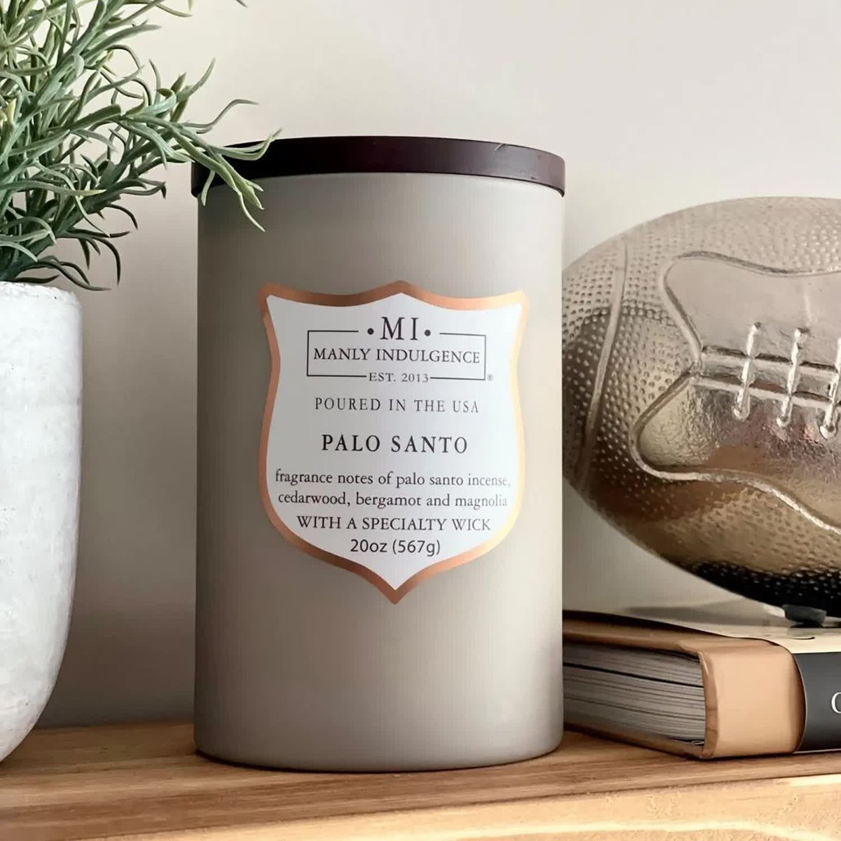 Świeca zapachowa sojowa drewniany knot w szkle Colonial Candle 566 g - Palo Santo