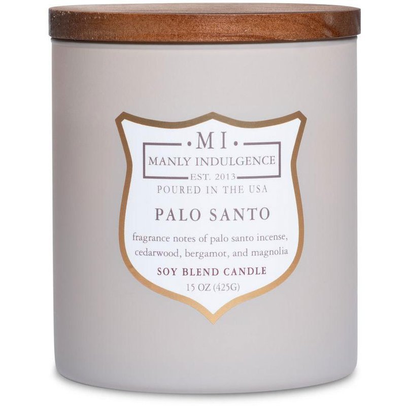 Sojowa świeca zapachowa drewniany knot w szkle Colonial Candle 425 g - Palo Santo