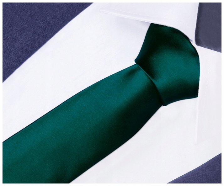 GREG ŻAKARDOWY Wąski Śledż Gładki Krawat Męski do Garnituru MIKROFIBRA gs09