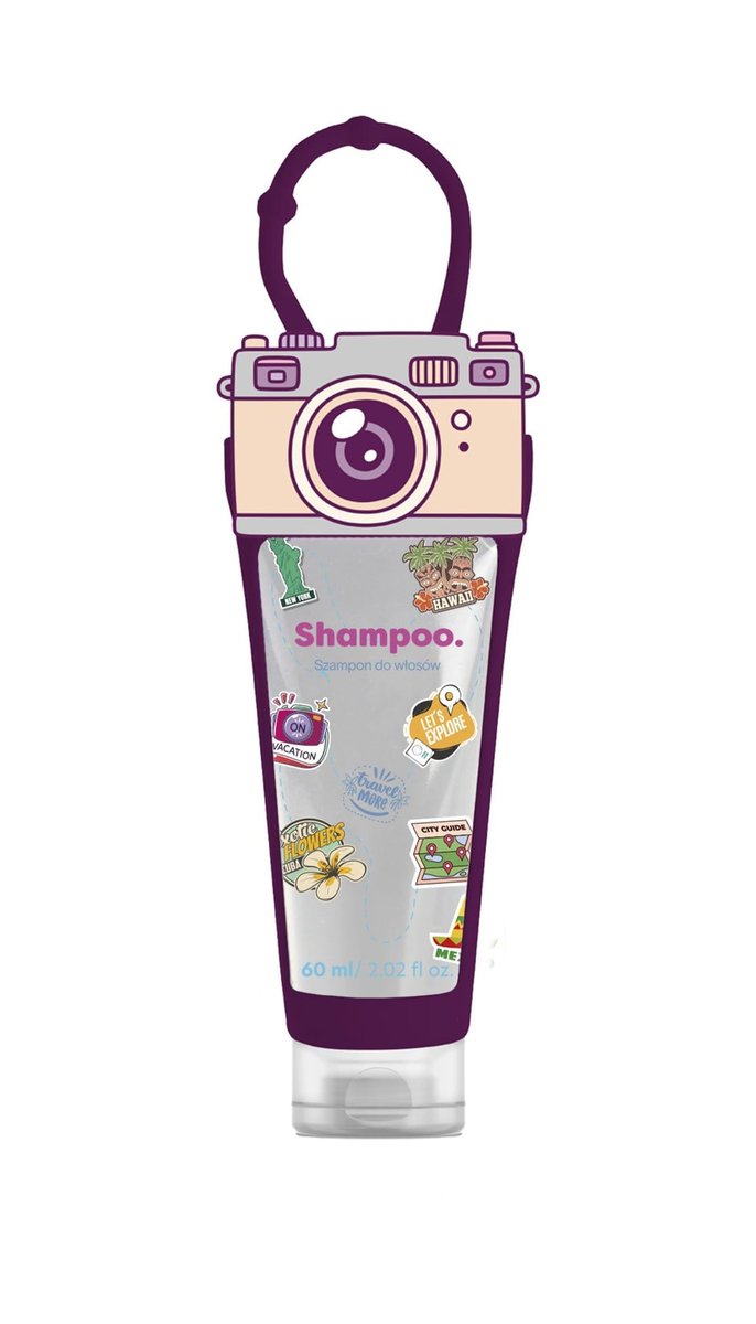 HISKIN, Travel Size, Szampon do włosów aparat, 60 ml