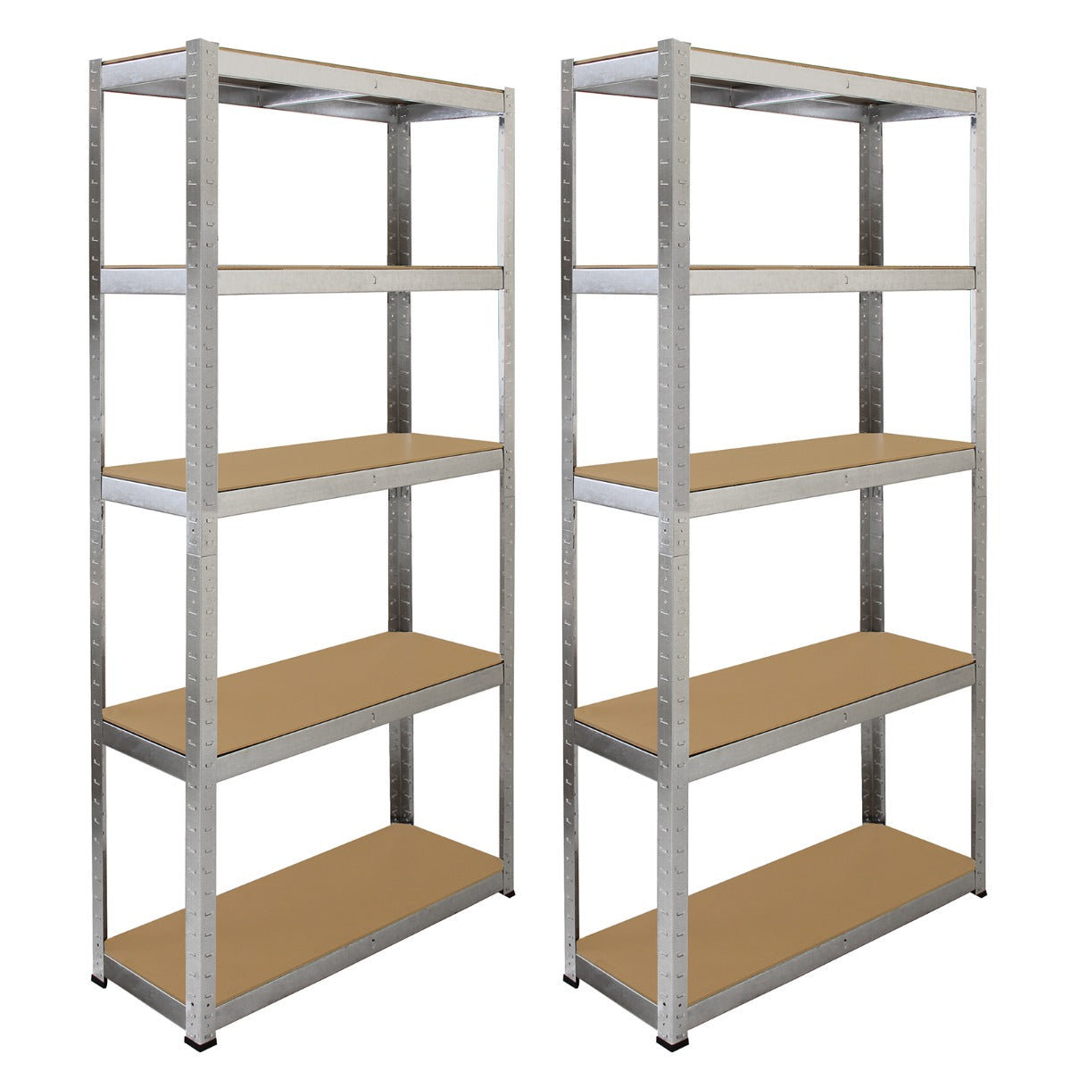 Zestaw regałów Galwix i Galwix Workbench o długości 90 cm i młotek Mallet