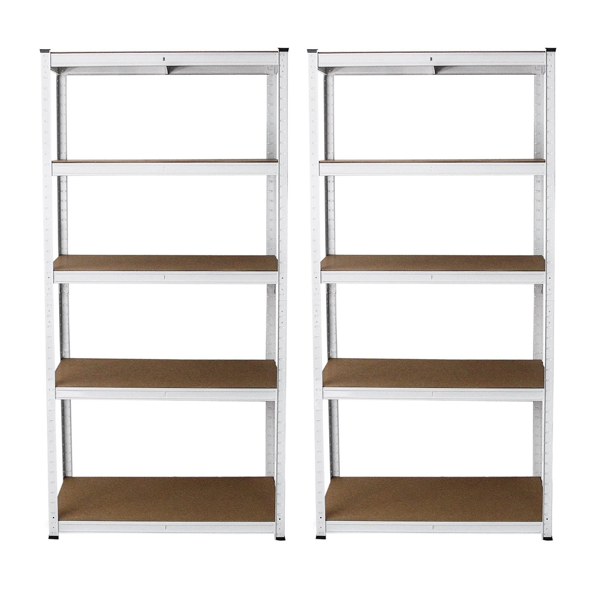 2 x Jednostki Regałowe Białe 90 x 40 x 180