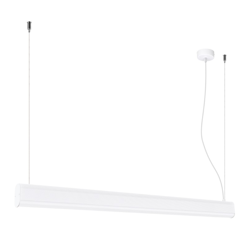 Lampa wisząca FARGE biała LED 3000K SOLLUX LIGHTING