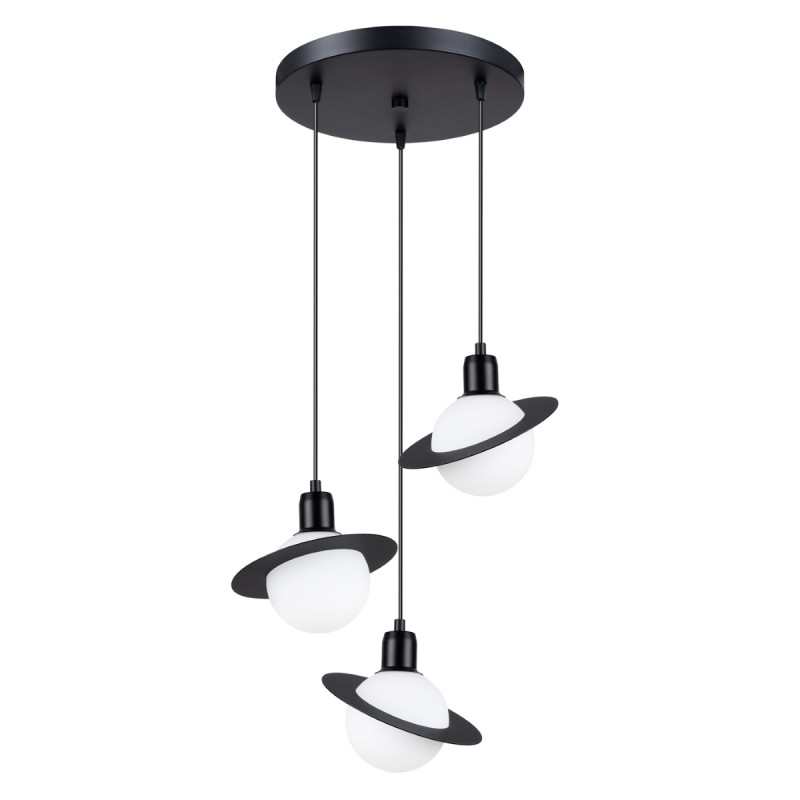 Lampa wisząca HYPERION 3P czarny SOLLUX LIGHTING