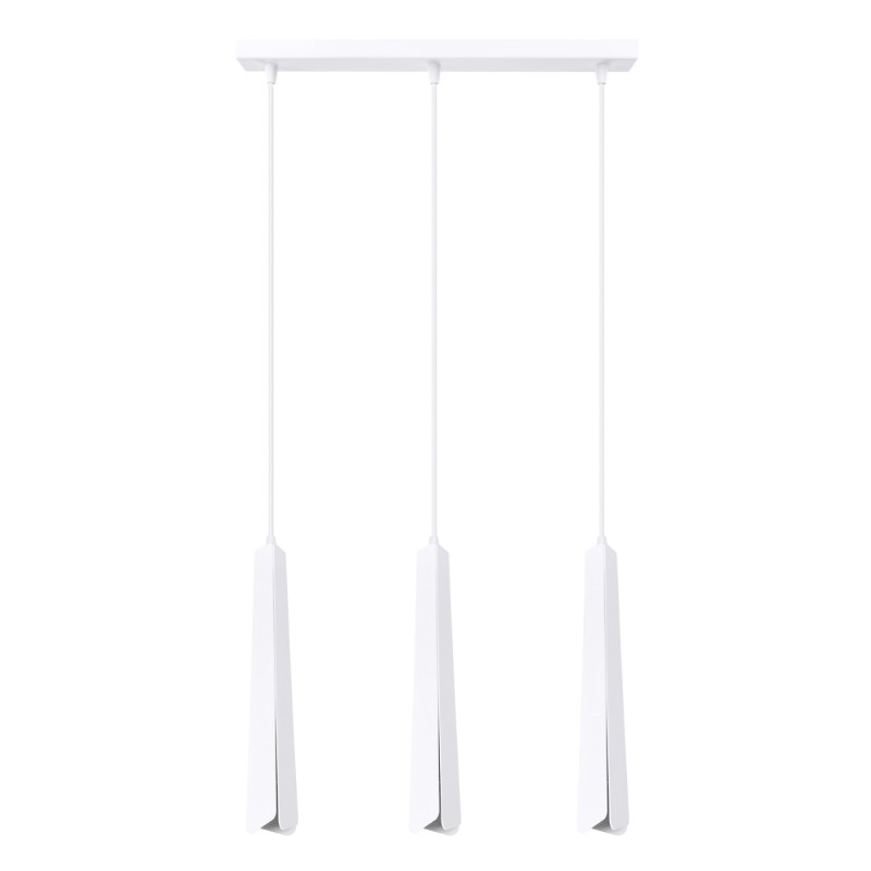 Lampa wisząca PRYSM 3L biała SOLLUX LIGHTING