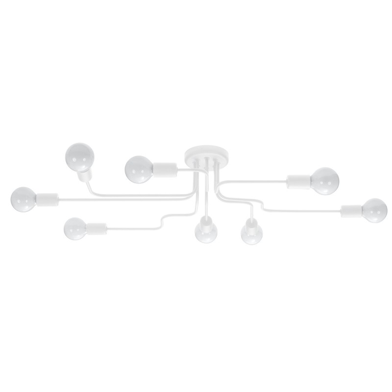 Żyrandol VECTOR 8 biały SOLLUX LIGHTING