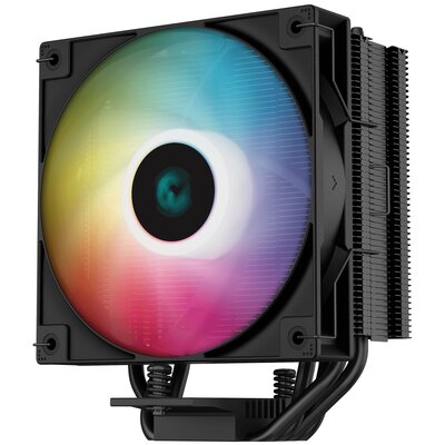 Deepcool CPU Cooler AG400 BK ARGB Black, Intel, AMD