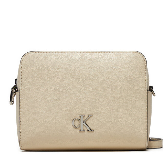 Torebka Calvin Klein Minimal Monogram K60K612719 Beżowy