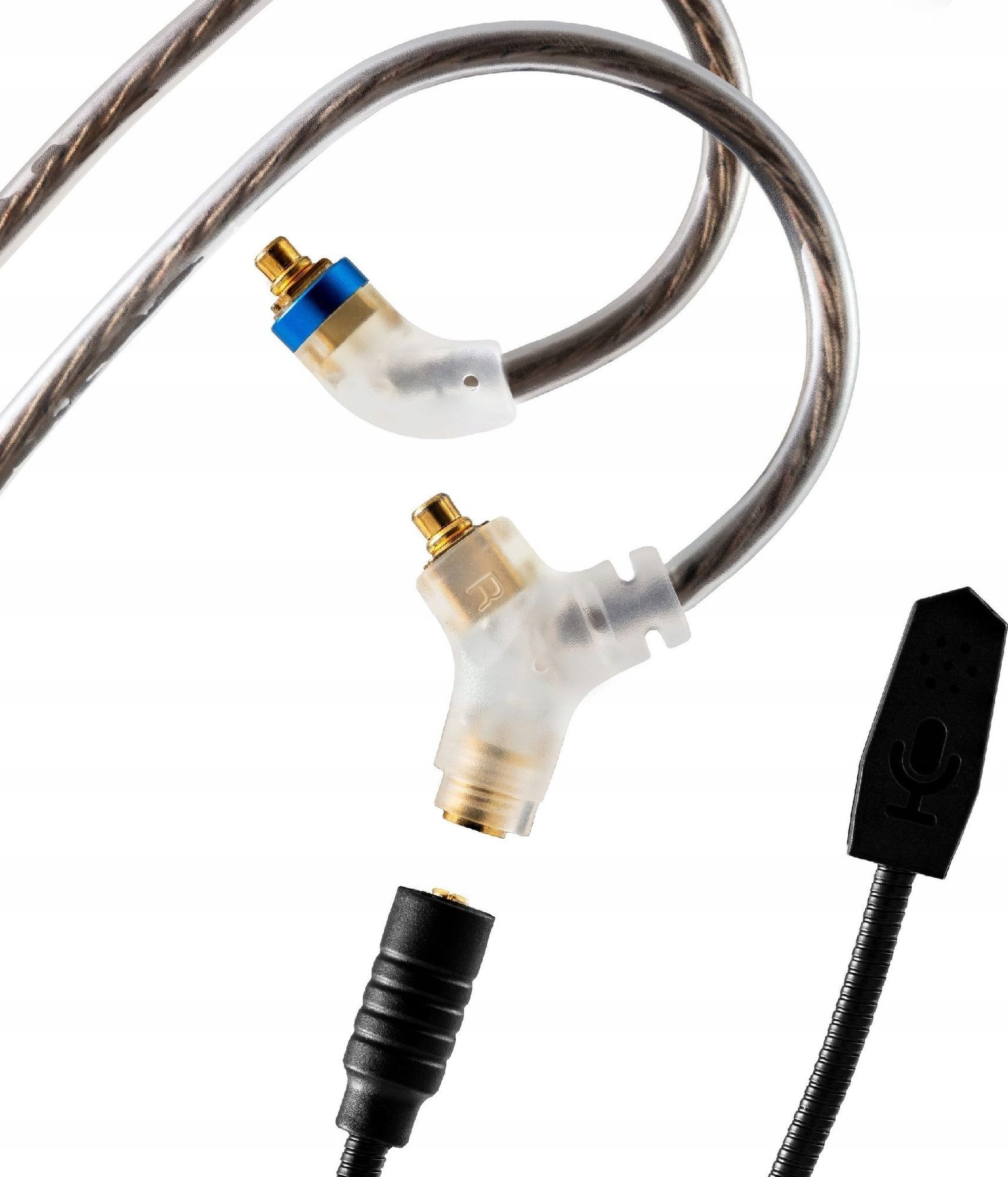 Kinera Kinera GRAMR - Kabel MMCX z mikrofonem + Adapter USB-C
