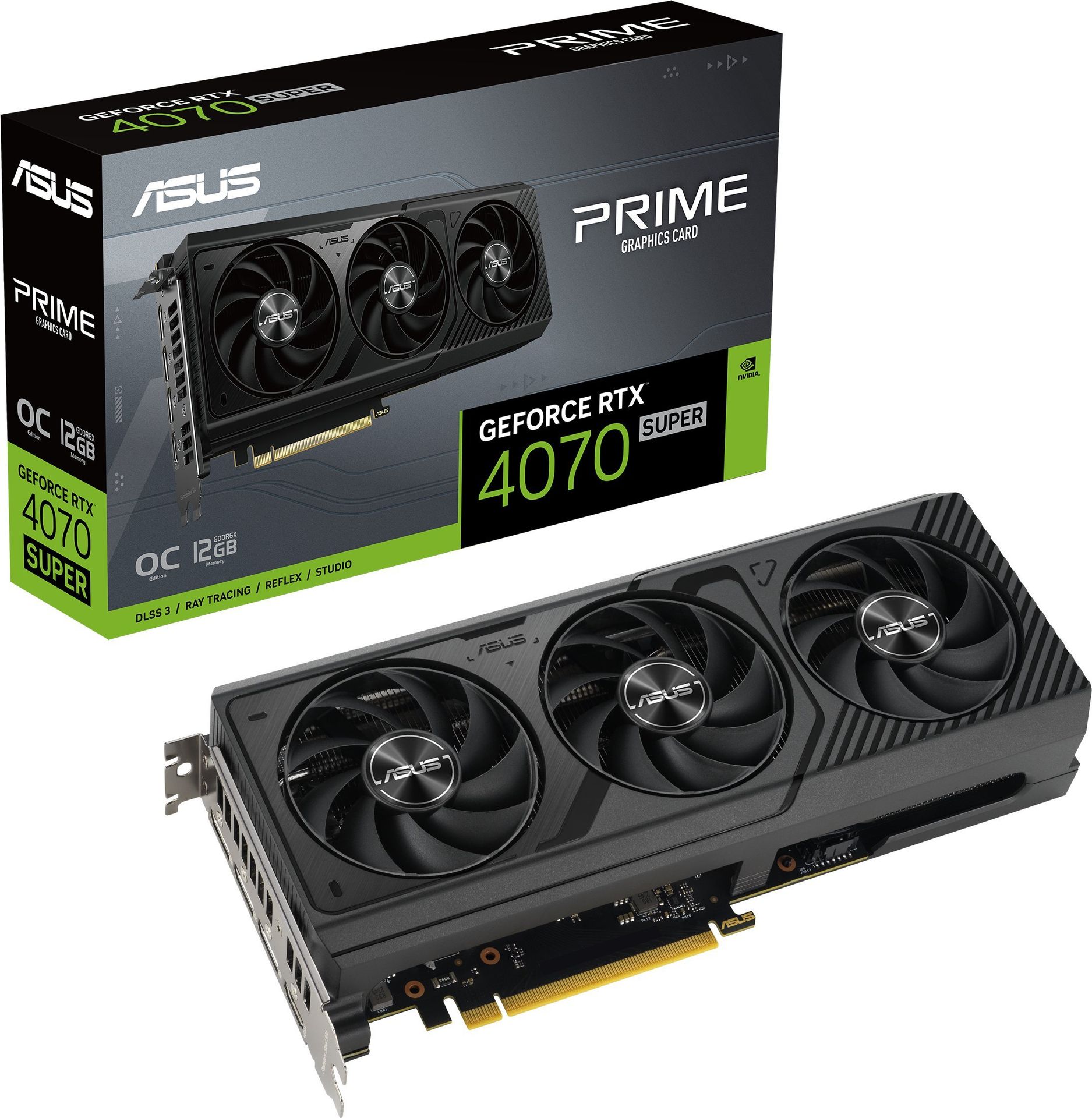 Asus Prime GeForce RTX 4070 SUPER 12GB GDDR6X (PRIME-RTX4070S-O12G)