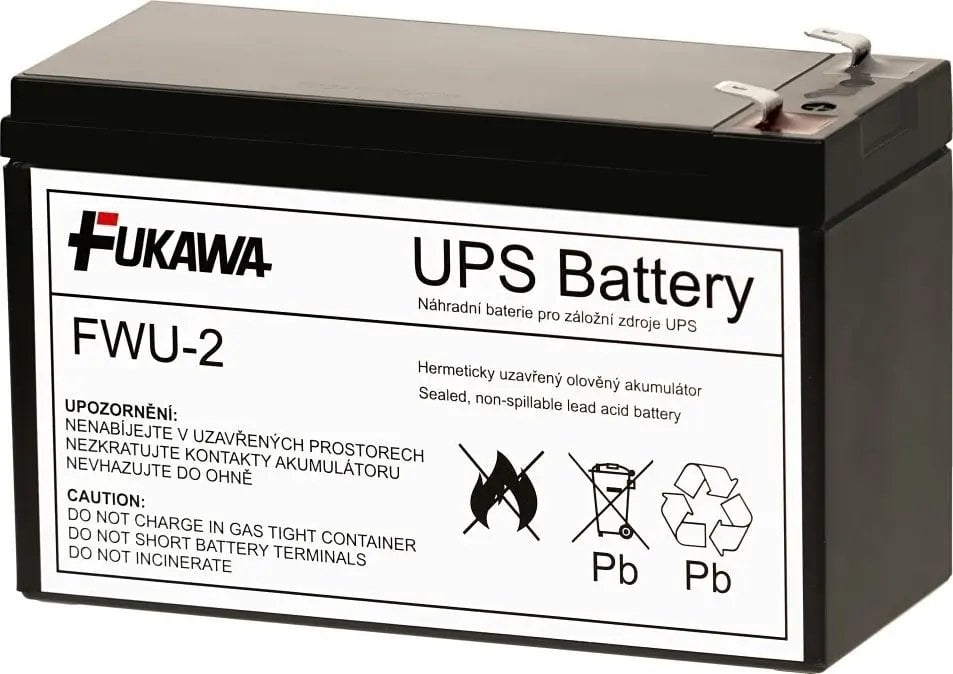 Fukawa Baterie - FUKAWA FWU-2 náhradní baterie za RBC2 12V/7,2Ah, Faston 250 - FWU-2