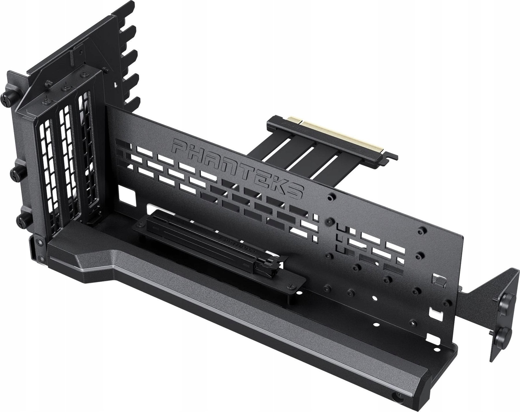 Phanteks Phanteks Premium Vertical GPU Bracket + PCIe 4.0 x16 Riser Cable, DRGB - 220 mm, black