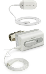 Zawór odcinający kulowy 1 1/4 cala z siłownikiem L5 WiFi w zestawie z czujnikiem zalania i czujnikiem zamarzania L1 WiFi