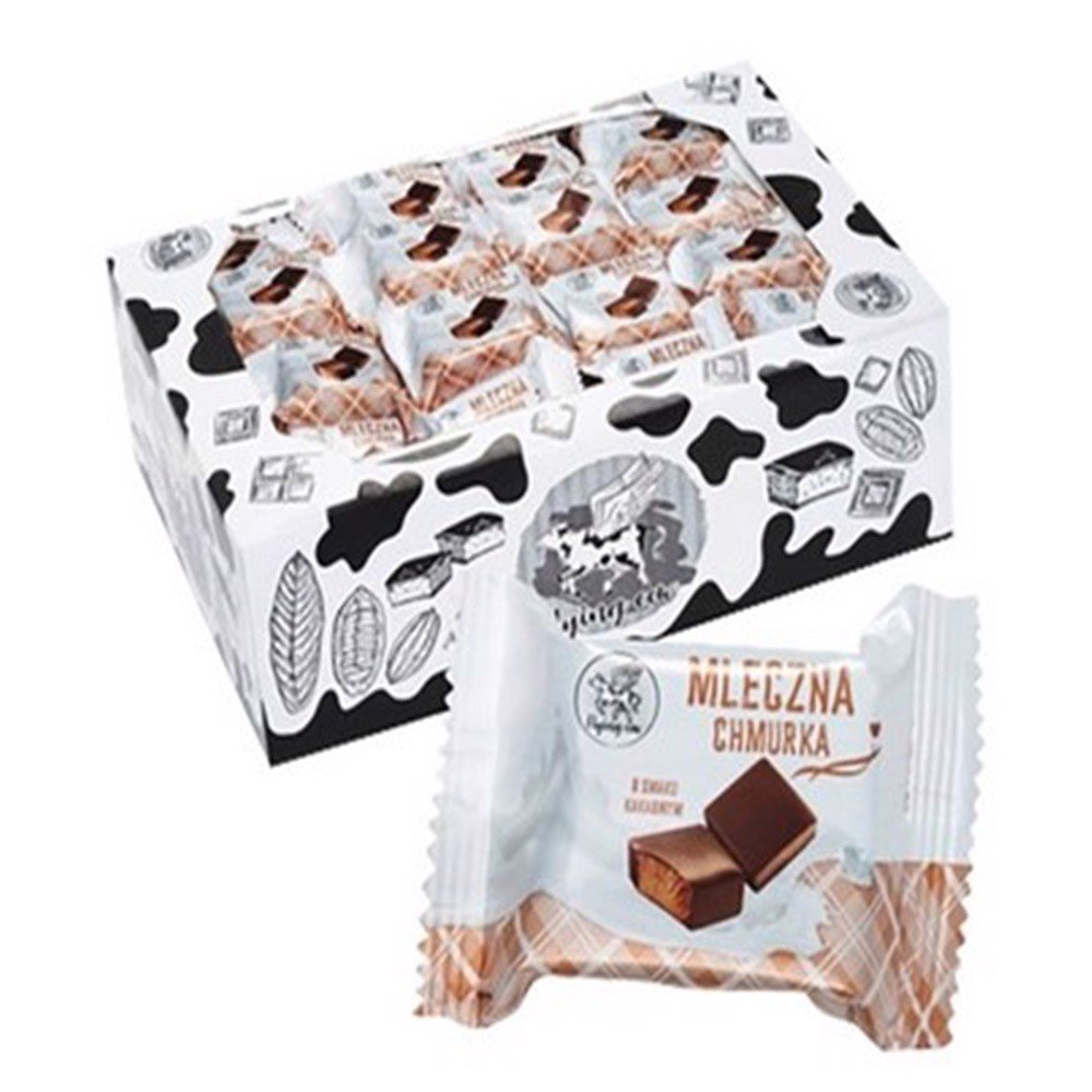 Mleczna Chmurka - Czekoladowe Cukierki z Nadzieniem Kakaowym 1KG