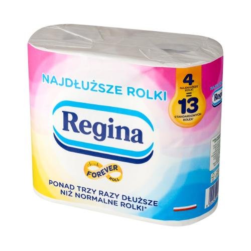 REGINA FOREVER ROLL papier toaletowy, 2-warstwowy, 4 rolki
