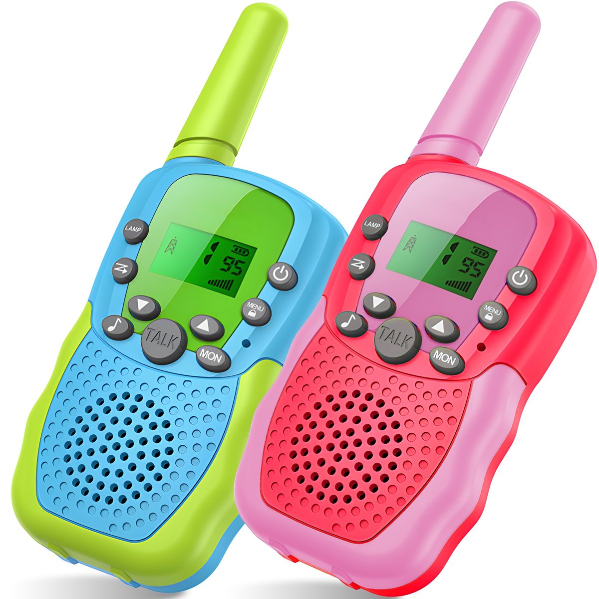 WALKIE TALKIE DLA DZIECI KRÓTKOFALÓWKA ZESTAW 2SZT ŁOKI TOKI LATARKA DUŻY ZASIĘG