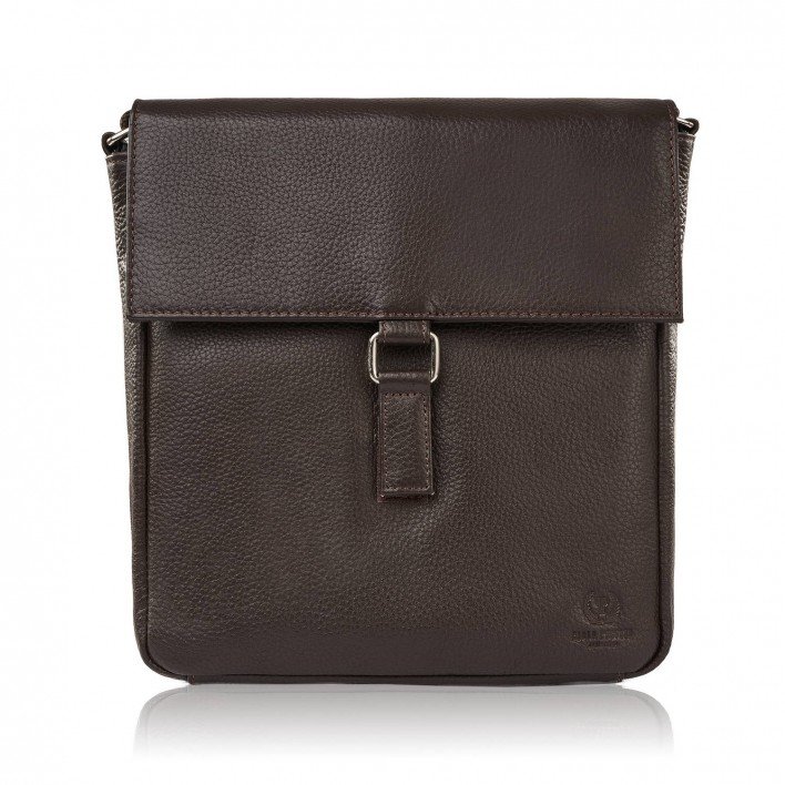 LISTONOSZKA DAMSKA SKÓRZANA MAŁA TOREBKA DAMSKA BRĄZOWA PAOLO PERUZZI T-125-BR