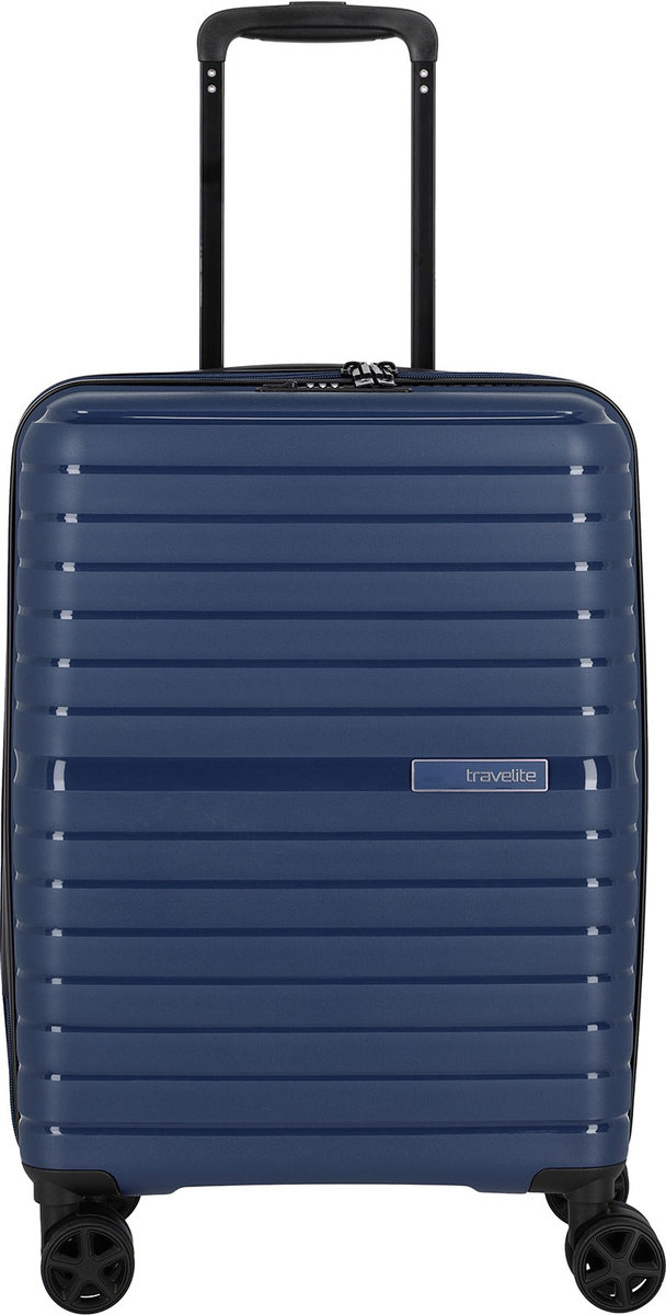 Walizka kabinowa Travelite Trient 55 cm - Niebieska