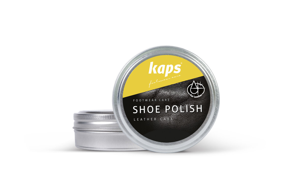 Shoe Polish Kaps, 106, 50 ml, ciemnobrązowa pasta do butów, klasyczna