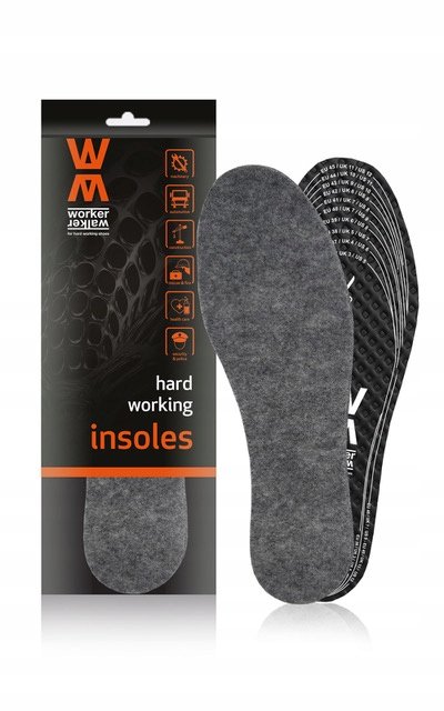 Filcowe wkładki do butów roboczych do wycinania-36-46