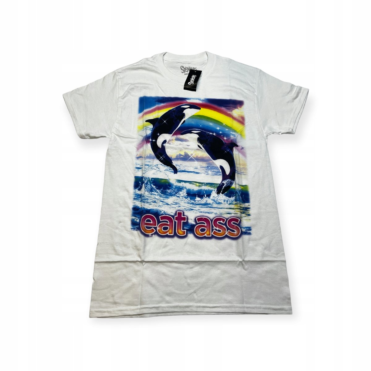 Koszulka T-shirt męski okrągły dekolt SPENCER'S nadruk S