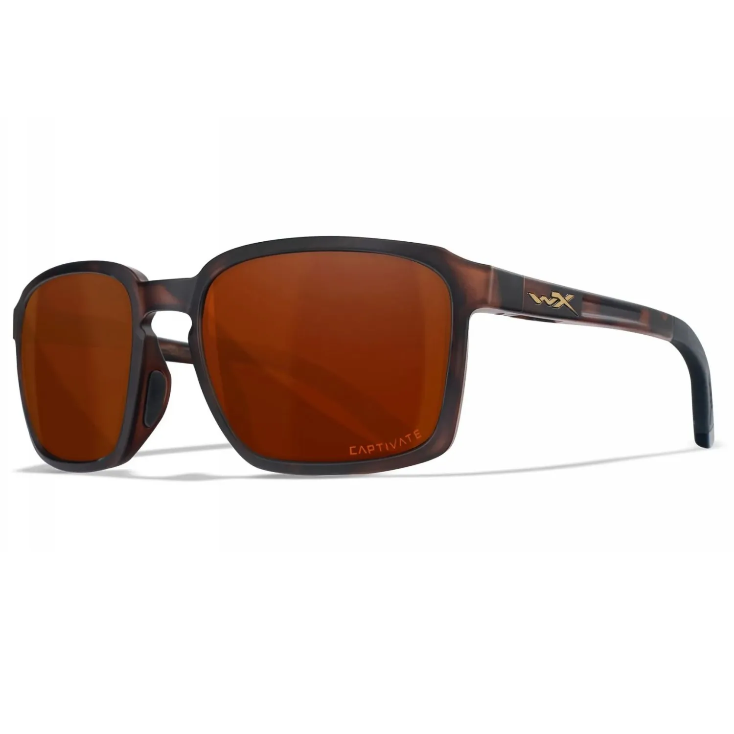 Okulary Wiley X Alfa Captivate Polarized Copper / Matte Havana Brown Frame