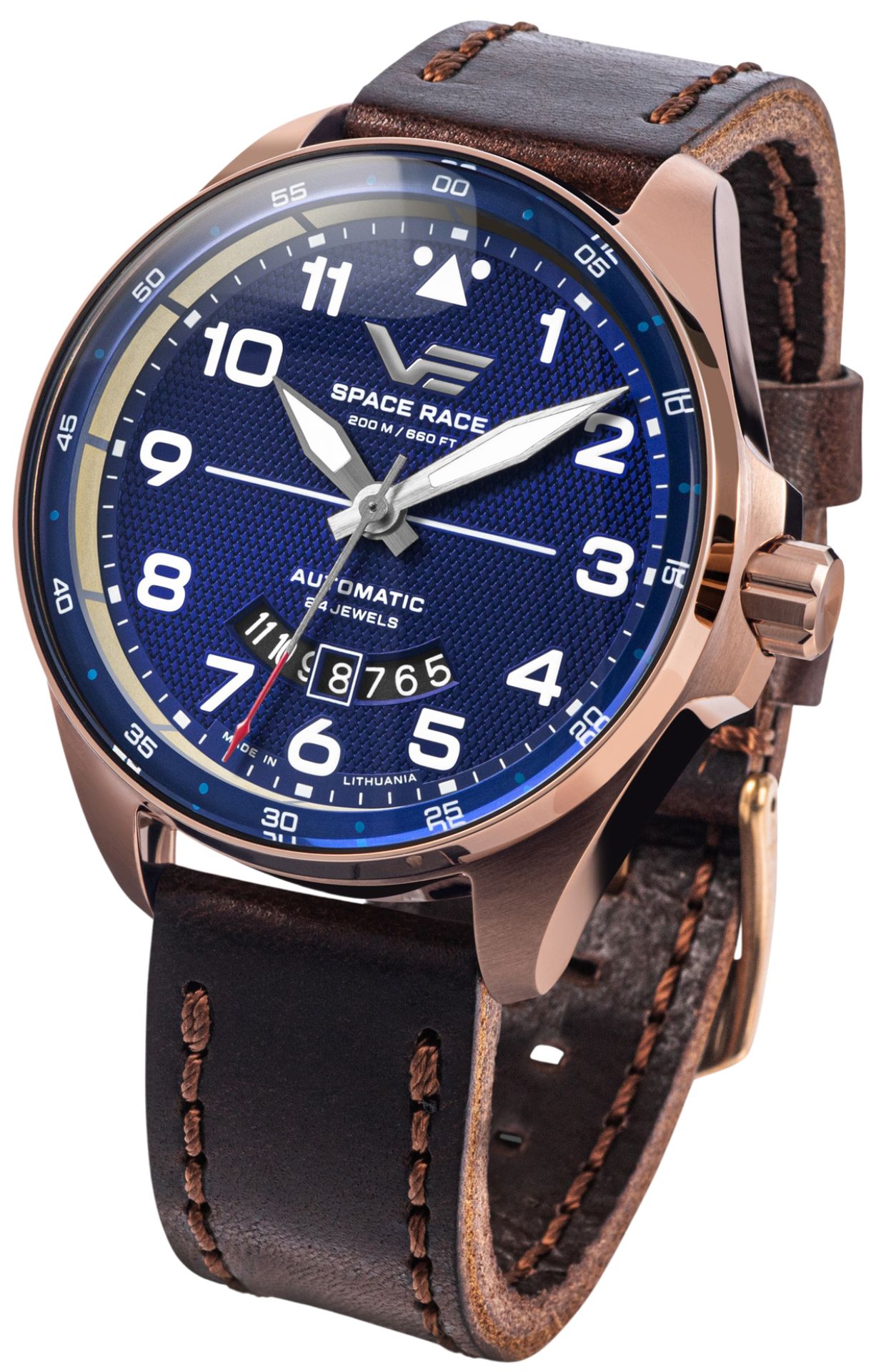Zegarek Vostok Europe YN55-325B746 Space Race Blue Automatic