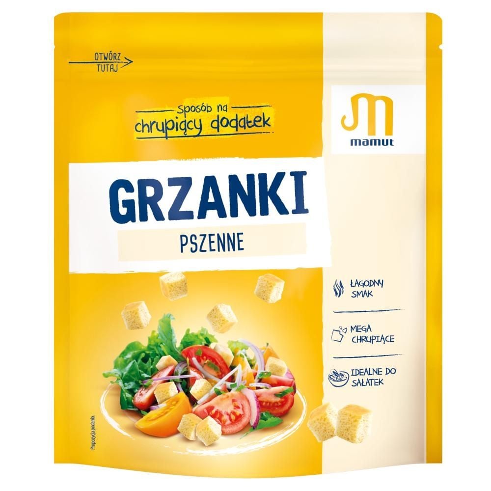 Mamut GRZANKI PSZENNE 150 G FOLIA zakupy dla domu i biura! 2768