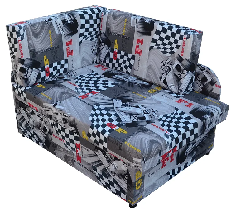 Rozkładany tapczan z motywem wyścigówki A1-B73