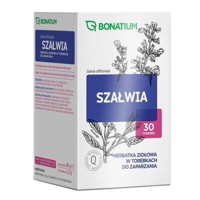 Medicinae Bonatium Szałwia herbatka ziołowa 30 torebek 3691661