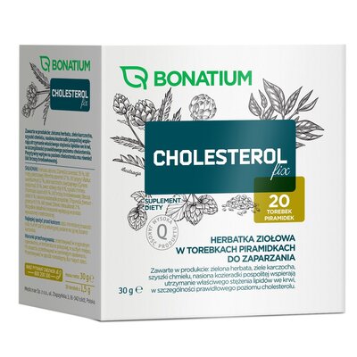 MEDICINAE Bonatium Cholesterol fix Herbatka ziołowa, 20szt.x1,5g