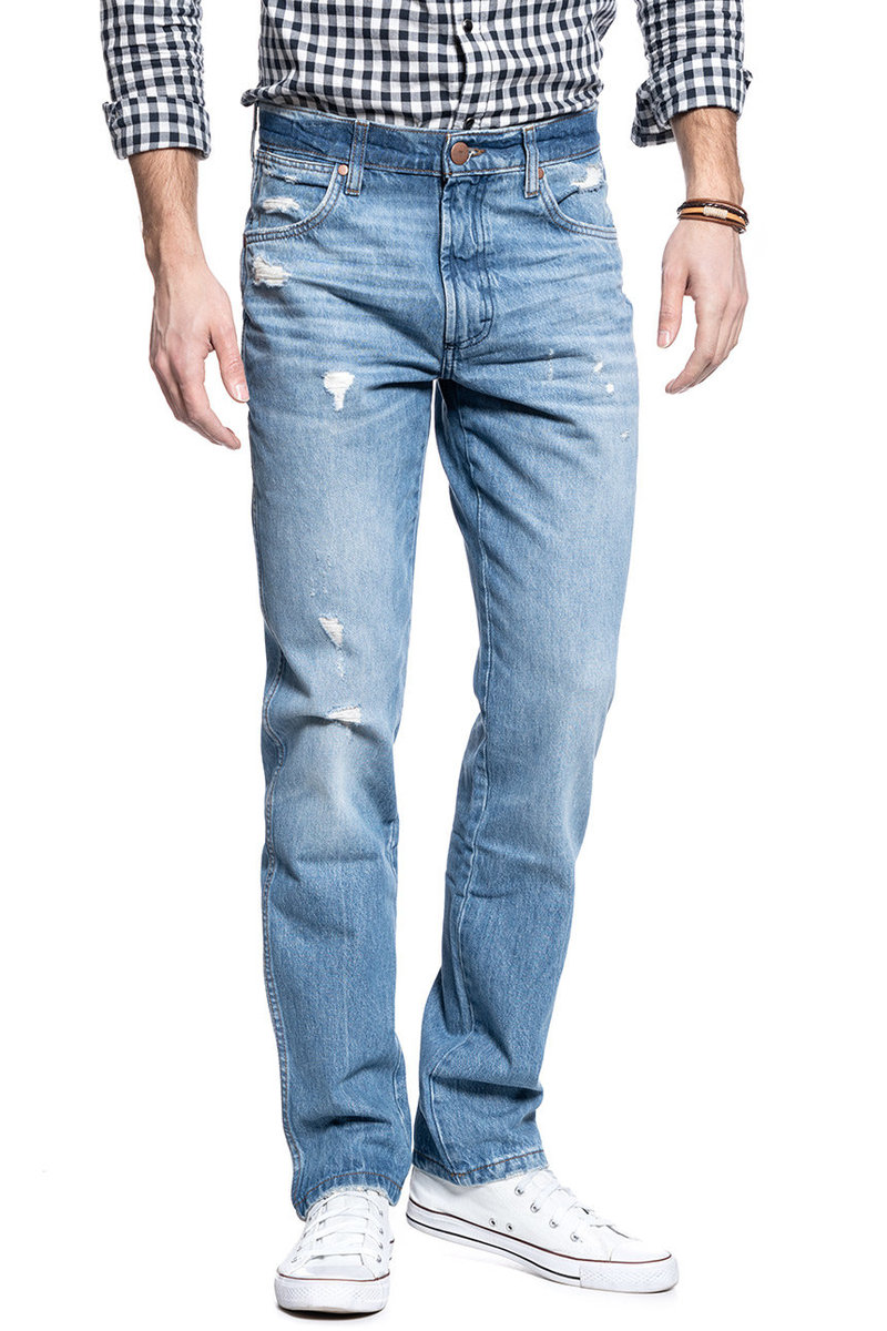 Wrangler Spodnie Męskie Greensboro Center Crease  W15Qy1306-W31 L34
